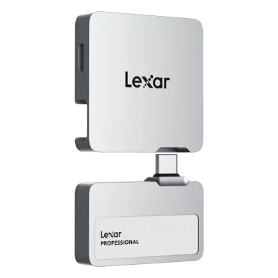 LEXAR 1TB LSL400S001T-RNBNG PROFESSIONAL GO EXTERNAL PORTABLE SSD 1TB USB3.2 GEN2 UP TO 1050MB/S READ AND 1000MB/S WRITE WITH HUB